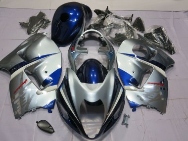 Suzuki GSXR 1300 Motorrad Verkleidung 1996-2007 - Silber Blau