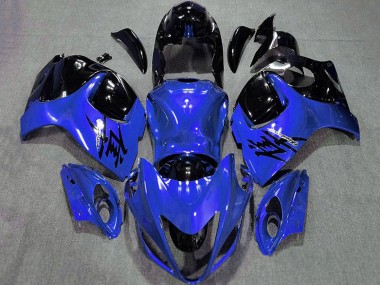 Suzuki GSXR 1300 Motorrad Verkleidung 2008-2020 - Glanzendes Blau und Schwarz