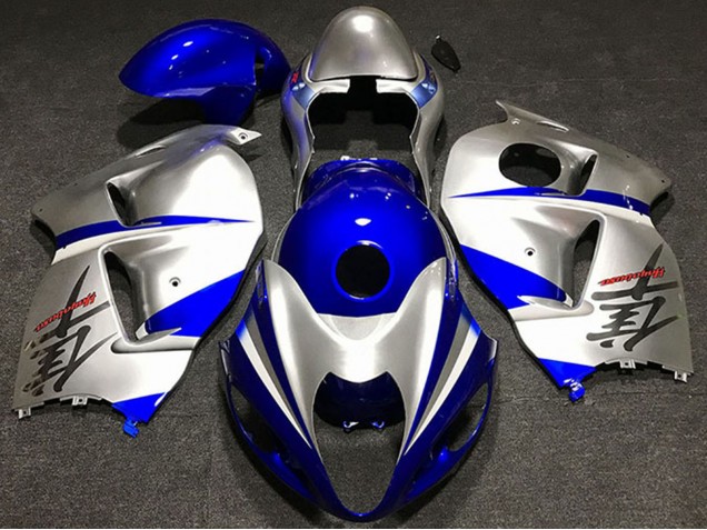 Suzuki GSXR 1300 Motorrad Verkleidung 1996-2007 - Silber Blau