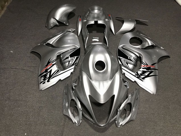 Suzuki GSXR 1300 Motorrad Verkleidung 2008-2020 - Flussiges Silber Rot