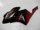 Honda CBR1000RR Motorrad Verkleidung 2004-2005 - Glanzendes Schwarz Rot Flamme