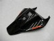 Honda CBR1000RR Motorrad Verkleidung 2004-2005 - Glanzendes Schwarz Rot Flamme