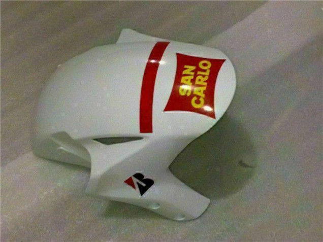 Honda CBR1000RR Motorrad Verkleidung 2004-2005 - Weiss Rot Gelb San Carlo 58