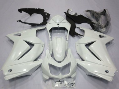 Kawasaki Ninja 250 Motorrad Verkleidung 2008-2012 - Glanzendes Weiss
