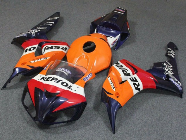 Honda CBR1000RR Motorrad Verkleidung 2006-2007 - Orange Weiss Rot Blau Repsol