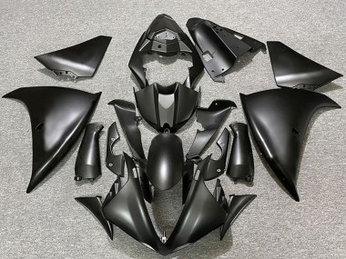 Yamaha R1 Motorrad Verkleidung 2009-2011 - Matt Schwarz
