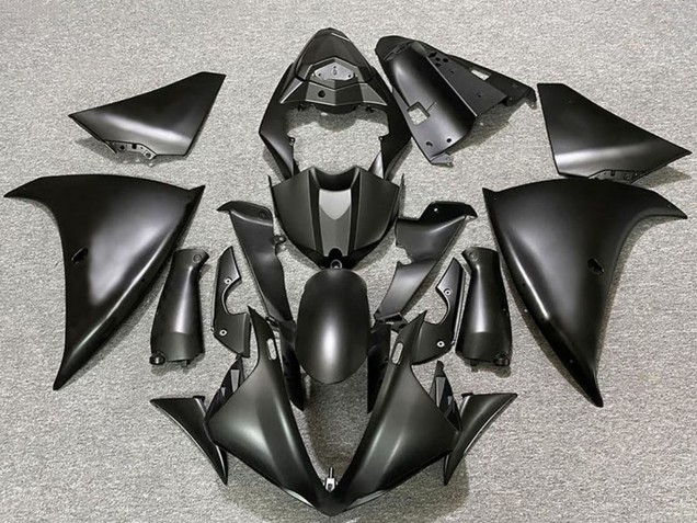 Yamaha R1 Motorrad Verkleidung 2009-2011 - Matt Schwarz