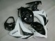 Honda CBR1000RR Motorrad Verkleidung 2008-2011 - Weiss Glanzendes Schwarz