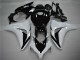 Honda CBR1000RR Motorrad Verkleidung 2008-2011 - Weiss Glanzendes Schwarz