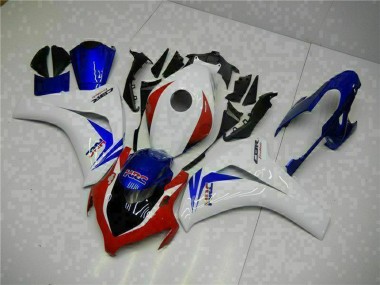 Honda CBR1000RR Motorrad Verkleidung 2008-2011 - Weiss Rot Blau HRC