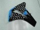 Honda CBR1000RR Motorrad Verkleidung 2008-2011 - Weiss Blau Glanzendes Schwarz