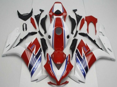 Honda CBR1000RR Motorrad Verkleidung 2012-2016 - Weiss Rot Blau