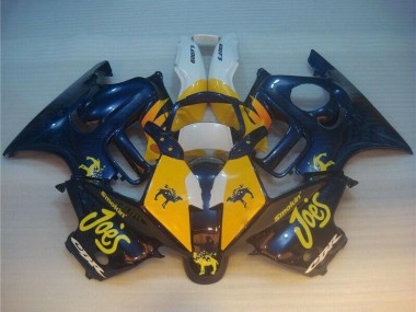 Honda CBR600 F3 Motorrad Verkleidung 1995-1996 - Blau Gelb Joes
