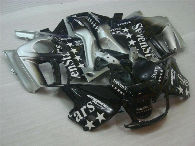 Honda CBR600 F3 Motorrad Verkleidung 1995-1996 - Silber Glanzendes Schwarz SevenStars