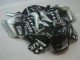 Honda CBR600 F3 Motorrad Verkleidung 1995-1996 - Silber Glanzendes Schwarz SevenStars
