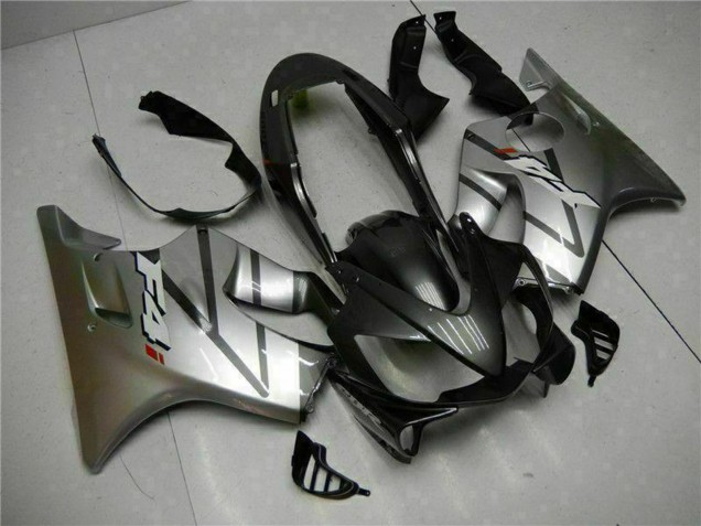 Honda CBR600 F4i Motorrad Verkleidung 2004-2007 - Silber Matt Schwarz