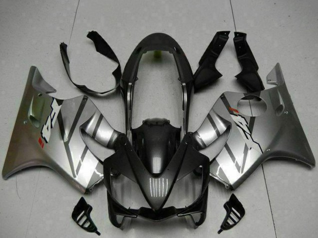 Honda CBR600 F4i Motorrad Verkleidung 2004-2007 - Silber Matt Schwarz