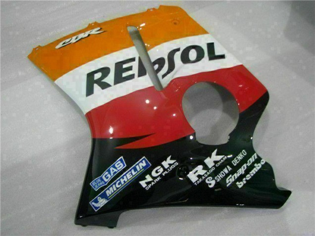 Honda CBR1100XX Blackbird Motorrad Verkleidung 1996-2007 - Orange Weiss Rot Glanzendes Schwarz Repsol