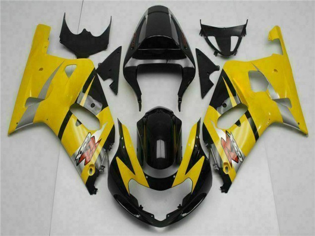 Suzuki GSXR 600/750 Motorrad Verkleidung 2001-2003 - Gelb Schwarz