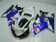Suzuki GSXR 600/750 Motorrad Verkleidung 2001-2003 - Weiss Blau Schwarz