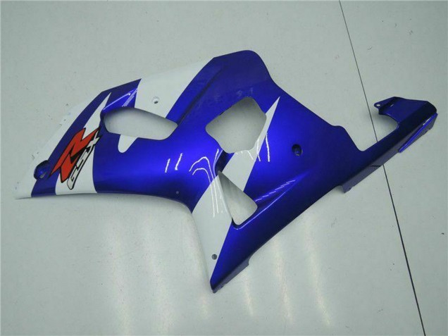 Suzuki GSXR 600/750 Motorrad Verkleidung 2001-2003 - Weiss Blau Schwarz