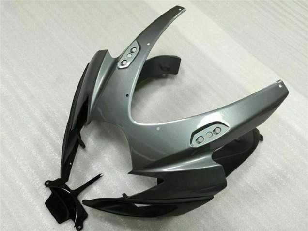 Suzuki GSXR 600/750 Motorrad Verkleidung 2006-2007 - Silber Grau Glanzendes Schwarz Rot