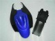 Suzuki GSXR 600/750 Motorrad Verkleidung 2006-2007 - Blau Weiss Glanzendes Schwarz Rot