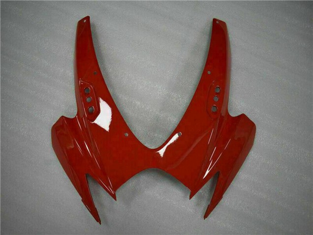 Suzuki GSXR 600/750 Motorrad Verkleidung 2006-2007 - Weiss Rot Glanzendes Schwarz Streifen