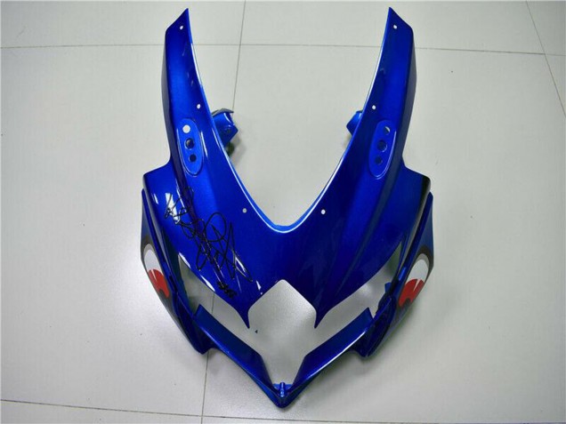 Suzuki GSXR 600/750 Motorrad Verkleidung 2008-2010 - Blau Gelb Hai