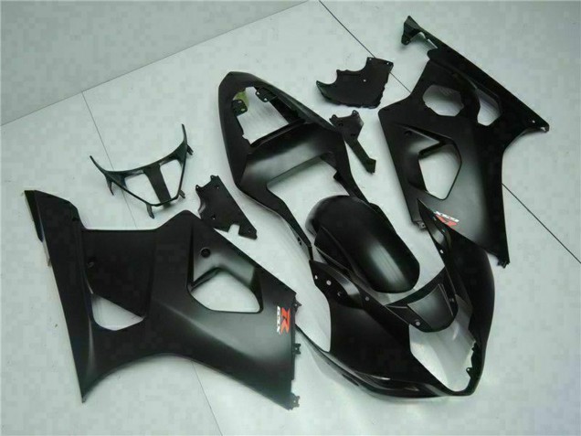 Suzuki GSXR 1000 Motorrad Verkleidung 2003-2004 - Matt Schwarz Rot