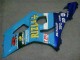 Suzuki GSXR 1000 Motorrad Verkleidung 2003-2004 - Blau Weiss Gelb Rizla