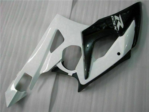 Suzuki GSXR 1000 Motorrad Verkleidung 2005-2006 - Weiss Glanzendes Schwarz