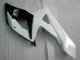 Suzuki GSXR 1000 Motorrad Verkleidung 2005-2006 - Weiss Glanzendes Schwarz
