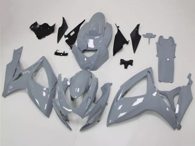 Suzuki GSXR 600 / GSXR 750 Motorrad Verkleidung Kit 2006-2007 - Nardo Grau