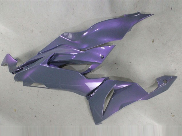 Kawasaki ZX6R Motorrad Verkleidung 2019-2022 - Chameleon Grau Dazz Perl Lila