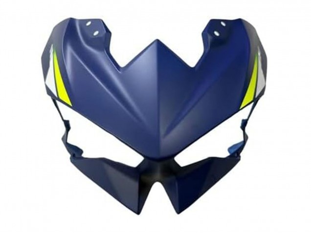 Kawasaki Ninja 500 EX500R Motorrad Verkleidung 2024-2025 - Blau Weiss Gelb Silber Schwarz