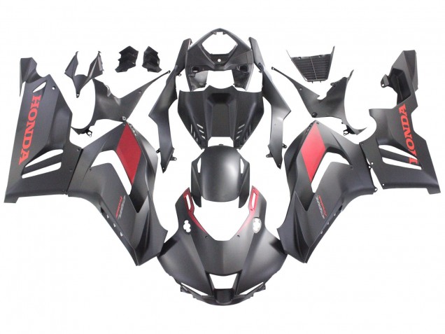 Honda CBR1000RR-R Motorrad Verkleidung 2020-2023 - Matt Schwarz Rot
