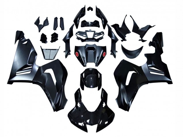 Honda CBR1000RR-R Motorrad Verkleidung 2020-2023 - Glanzendes Schwarz Matt Schwarz