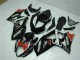 Suzuki GSXR 1000 Motorrad Verkleidung 2007-2008 - Glanzendes Schwarz Rot Weiss