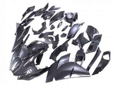 Kawasaki Ninja H2 Motorrad Verkleidung 2015-2022 - Schwarze Carbonfaser