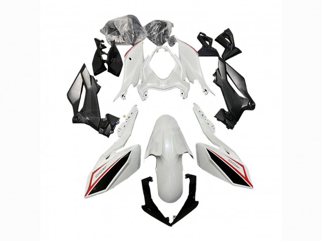 Kawasaki Z400 Motorrad Verkleidung 2018-2024 - Weiss Rot Schwarz