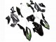 Kawasaki Z400 Motorrad Verkleidung 2018-2024 - Weiss Glanzendes Schwarz Grun