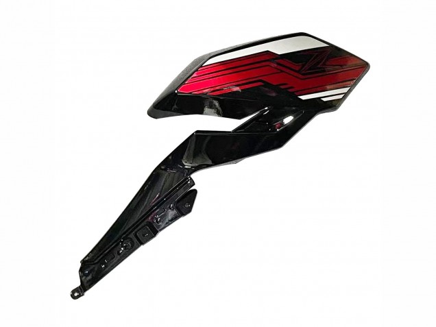 Kawasaki Z400 Motorrad Verkleidung 2018-2024 - Bonbon Rot Glanzendes Schwarz