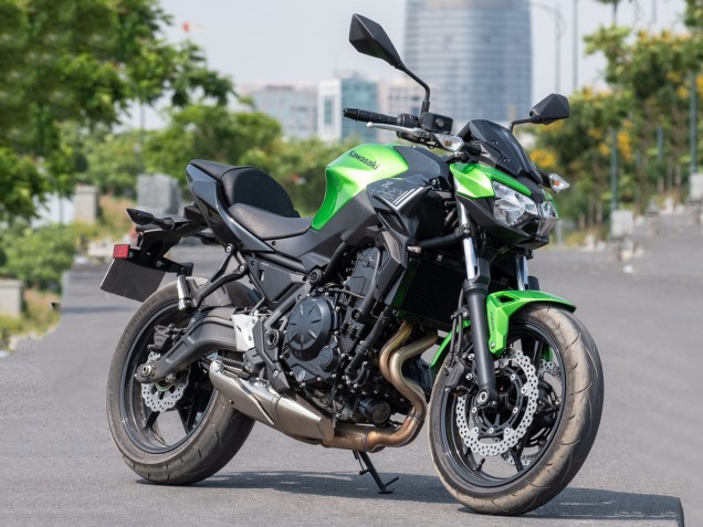Kawasaki Ninja Z650 Motorrad Verkleidung 2020-2023 - Grun Schwarz
