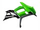 Kawasaki Z1000SX Motorrad Verkleidung 2010-2016 - Glanzendes Schwarz Matt Schwarz Grun
