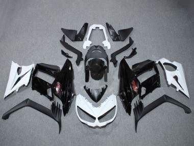 Kawasaki Z1000SX Motorrad Verkleidung 2010-2016 - Weiss Glanzendes Schwarz Rot Ninja