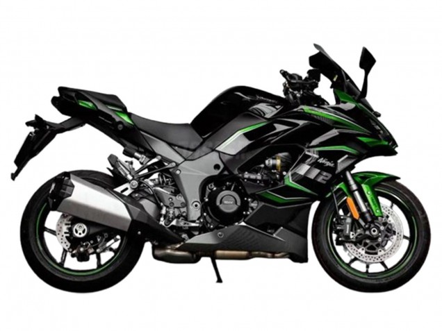 Kawasaki Z1000SX Motorrad Verkleidung 2020-2025 - Schwarz Grun Ninja