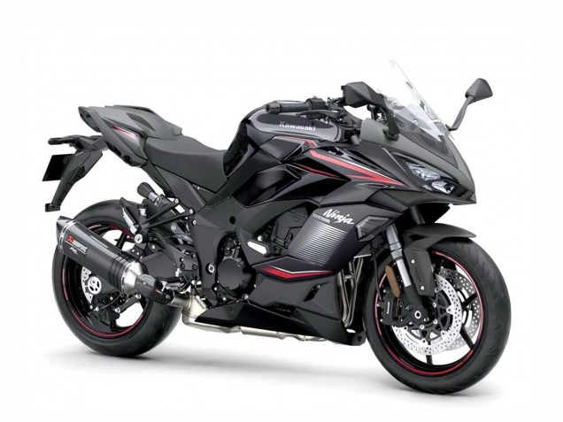 Kawasaki Z1000SX Motorrad Verkleidung 2020-2025 - Schwarz Silber Ninja