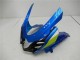 Suzuki GSXR 1000 Motorrad Verkleidung Kit 2009-2016 - Blau Grun Weiss