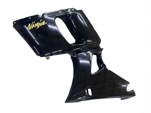 Kawasaki ZZR600 Motorrad Verkleidung 1998-2003 - Glanzendes Schwarz Gold Ninja